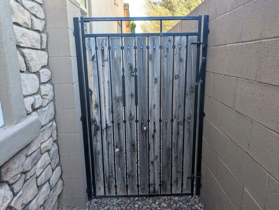 Side gate: before