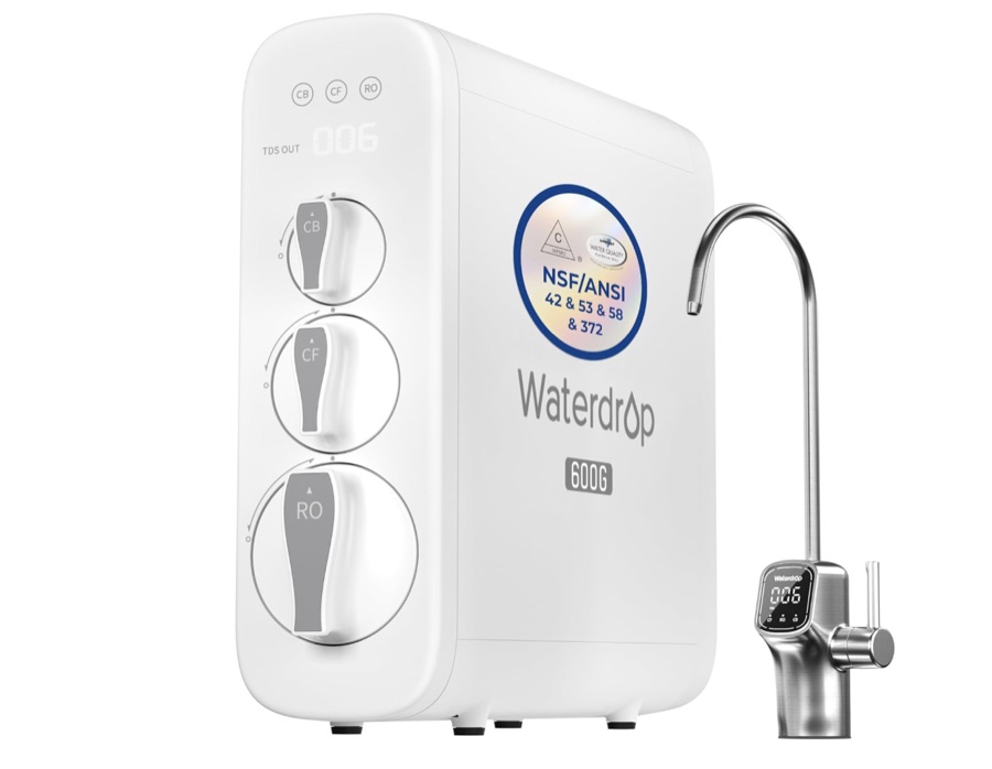 Compact tankless RO system with matching faucet