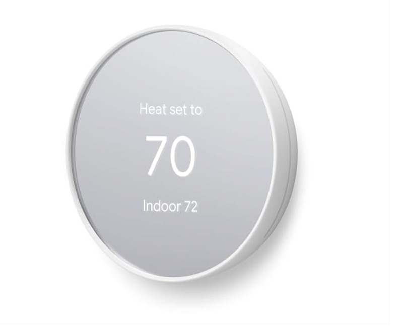 Round smart thermostat
