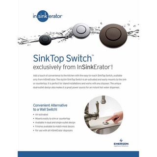 InSinkErator SinkTop air switch for garbage disposals